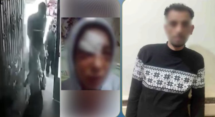 ضبط عامل تعدى بالضرب على طليقته داخل محل عملها بالدقهلية